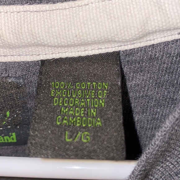 Timberland Large Gray Long Sleeve Shirt - Picture 4 of 15
